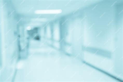 Premium Photo Abstract Blur Hospital Corridor Defocused Medical