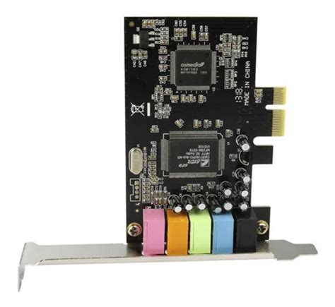 Placa De Som Pci E Express Udio Canais Surround Dex