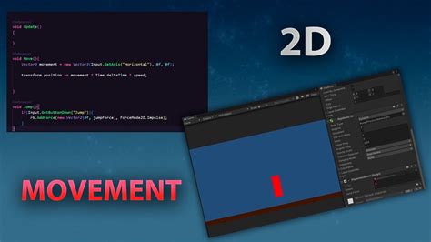 Unity 2d Player Movement In 5 Minutes Youtube