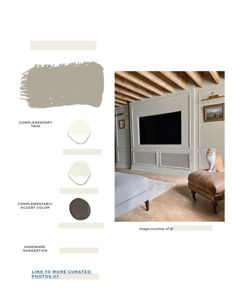 Benjamin Moore Swiss Coffee Interior Paint Palette Cozy Neutral Home