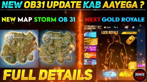 New Map Storm OB 31 Next Gold Royal New OB 31 Update Kab Aayega