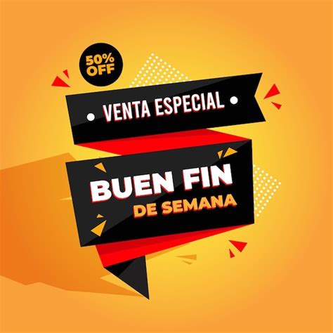 Concepto De Banner De Buen Fin Vector Gratis