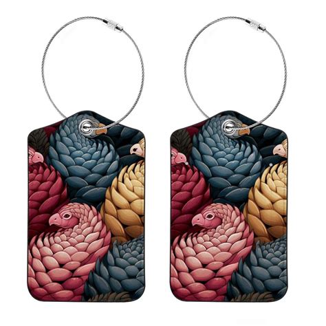 Leather Luggage Tag for Suitcase Women Kids, Pangolin - Walmart.com