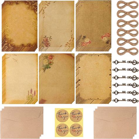 Briefumschl Ge Vintage Briefpapier Mit Umschlag Sets Briefpapier