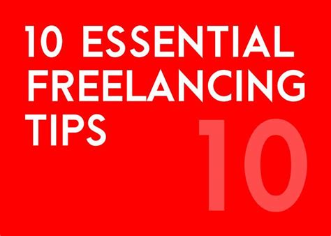 10 Freelancing Tips You Must Know - Creative Beacon