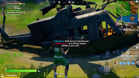 Fortnite Where To Investigate Downed Black Helicopter Foreshadowing