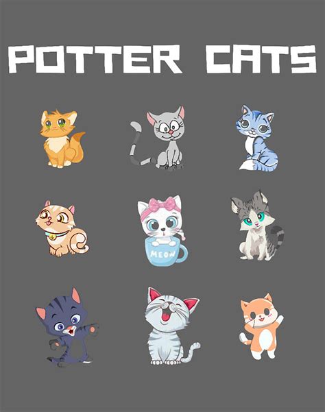 Potter Cats Harry Pawter Cats Digital Art By Hoan Hoai Ngo Pixels