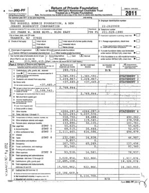 Fillable Online Return Of Private Foundation Form Fax Email Print