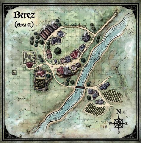 Map of Berez (pre-flood) : r/CurseofStrahd