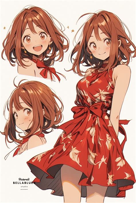 Ochako S Glamorous Gowns Anime Drawing Styles Anime Art Beautiful