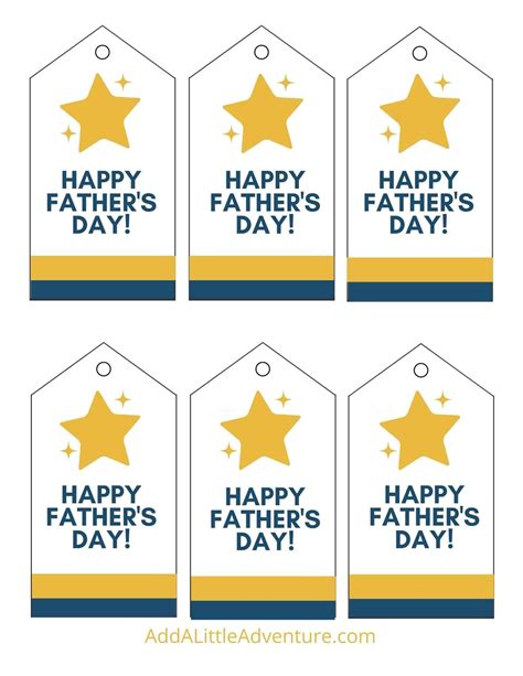 Father S Day Gift Tags Free Printable