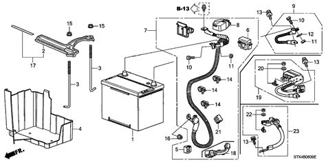 Acura Battery Wiring Harness 2007