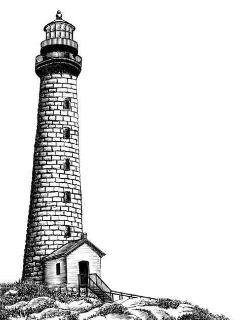 pin  wendy van de wege  lighthouse vuurtoren ink  drawings
