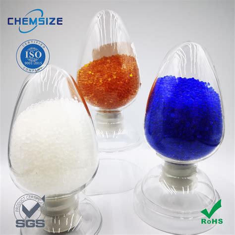 Blue Silica Gel Desiccant Beads Rh20 Adsorption Capacity Indicator