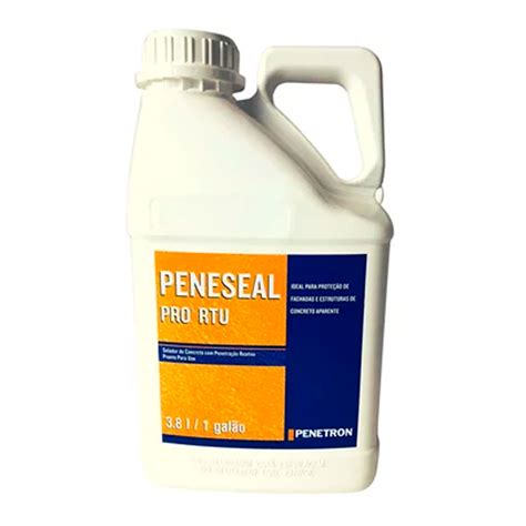 Peneseal Pro Rtu Galão 3 8l Penetron Brasil