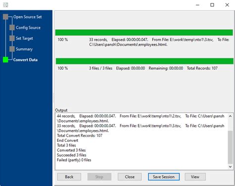 Merge And Convert Multiple TSV Files Into One HTML Table