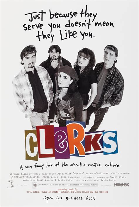 Clerks 1 Of 4 Mega Sized Movie Poster Image Imp Awards