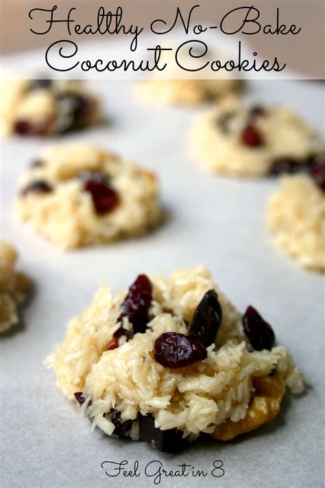 No Bake Coconut Cookies Feel Great In 8 Blog