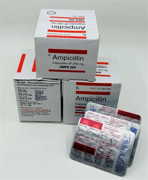 Ampicillin Capsules 250 Mg At Rs 205 Stripe Ampicillin In Nagpur ID