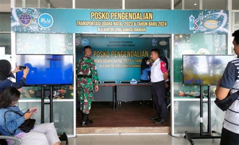 Posko Pengendalian Transportasi Bandara Juwata Tarakan Maksimalkan