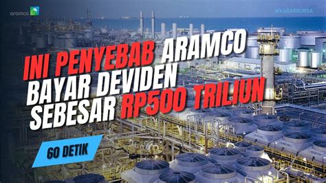 Laba Merosot Aramco Tetap Bagi Dividen Jumbo Rp 500 Triliun YouTube