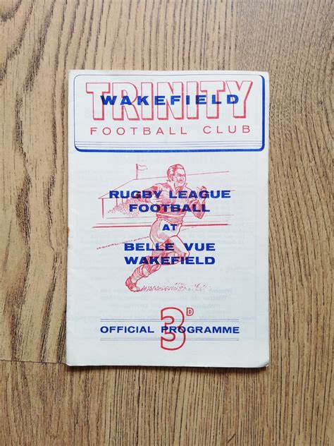 Wakefield Trinity Vs Doncaster Sept 1961 Rugby League Programme