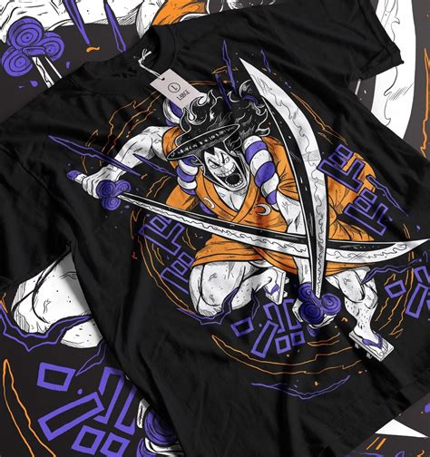 Kozuki Oden One Piece Anime Manga Pirate Unisex Tshirt T-Shirt