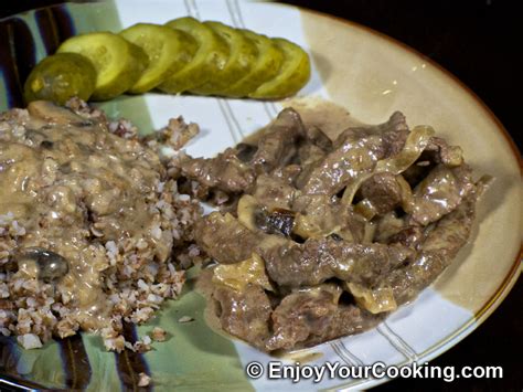 Beef Stroganoff with Mushrooms and Cream | Recipe | My Homemade Food ...