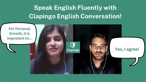 Speak English Fluently With Clapingo Youtube