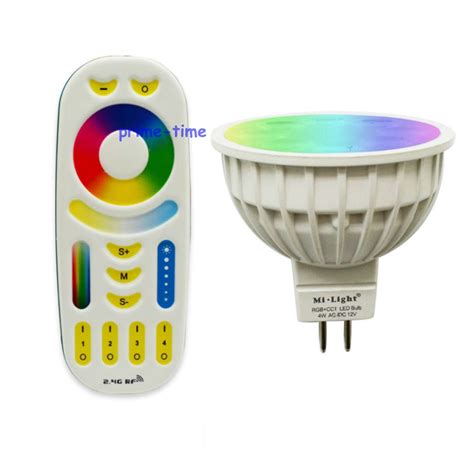 Mi Light W Rgb Cct Mr Led Bulb Spotlight Ac Dc V Fut X Wl