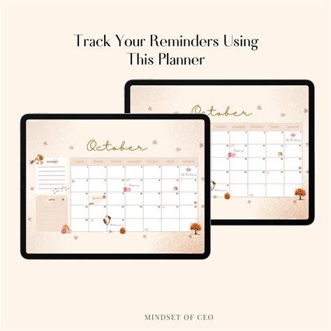 Printable October 2023 Calendar Cute And Simple Calendar Autumn With