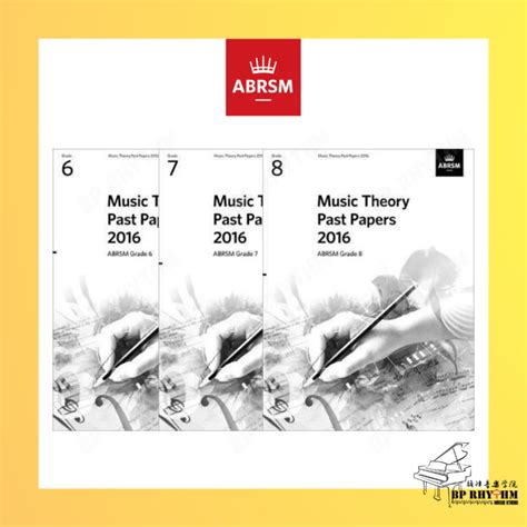 Abrsm Music Theory Past Papers 2016 Grade 6 8 Lazada