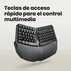 Perixx Periboard B Mini Teclado Ergon Mico Inal Mbrico Con Modo Dual