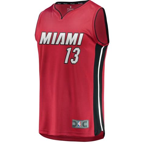 Bam Adebayo Miami Heat Fanatics Branded Youth Fast Break Replica Player