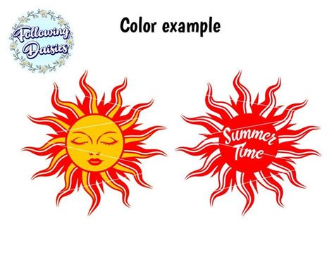 SUN FACE SVG Sun Vector Sun Silhouette Svg Files for Cricut | Etsy Sun ...