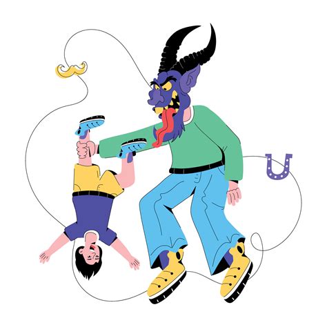 Trendy Krampusnacht Festival 28679699 Vector Art at Vecteezy