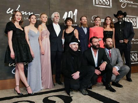 Billy Bob Thornton Faith Hill Isabel May And Tim Mcgraw At The 1883 Premiere In Las Vegas