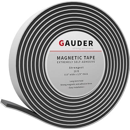 Gauder Magnetband Extra Stark Magnetstreifen Extrem Selbstklebend