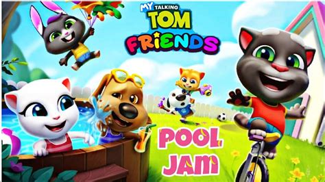 How To Win Pool Jam My Talking Tom Friends Gameplay SI Talking Tom