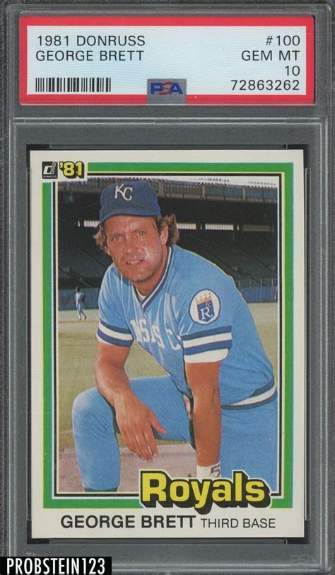 George Brett Donruss Base Price Guide Sports Card Investor