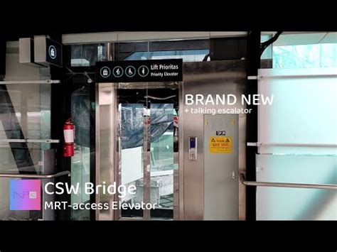 Brand New Fuji Elevator Talking Escalator Csw Bridge Jakarta Mrt