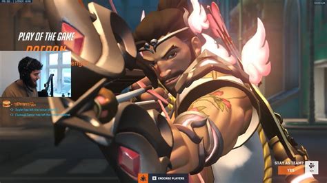 Potg New Hanzo Skin Cupid Dafran Insane Hanzo Overwatch 2 Season 3 Gameplay Youtube