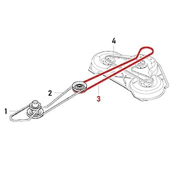 Federal 40 Keilriemen 594977801 für Husqvarna Rider Zwischenwelle