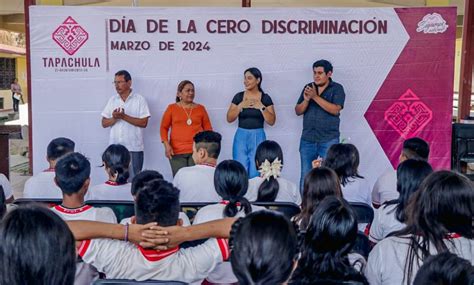 Ayuntamiento De Tapachula Conmemora D A De La Cero Discriminaci N