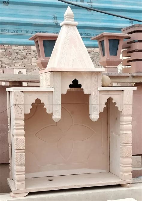 SANDSTONE White Marble Pooja Mandir For Home At Rs 9500 In Dausa ID