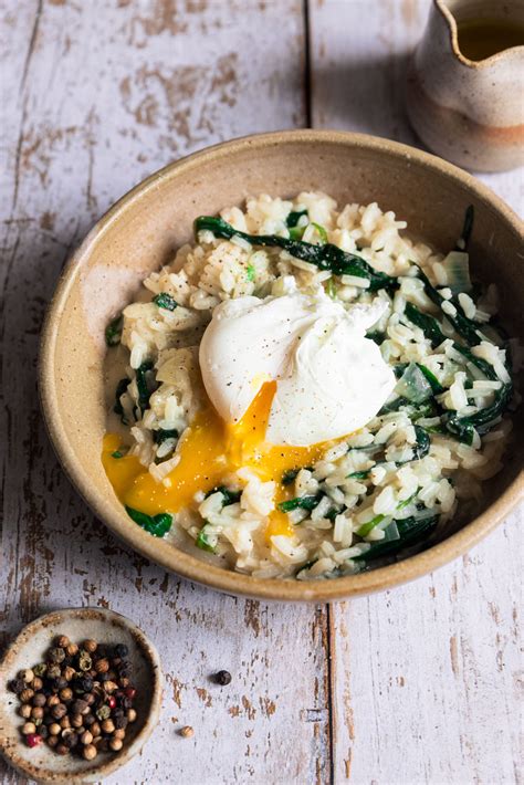 Risotto à l ail des ours et oeuf poché Clemfoodie