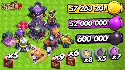 Huge Th15 Upgrade Spending Spree Clash Of Clans Youtube