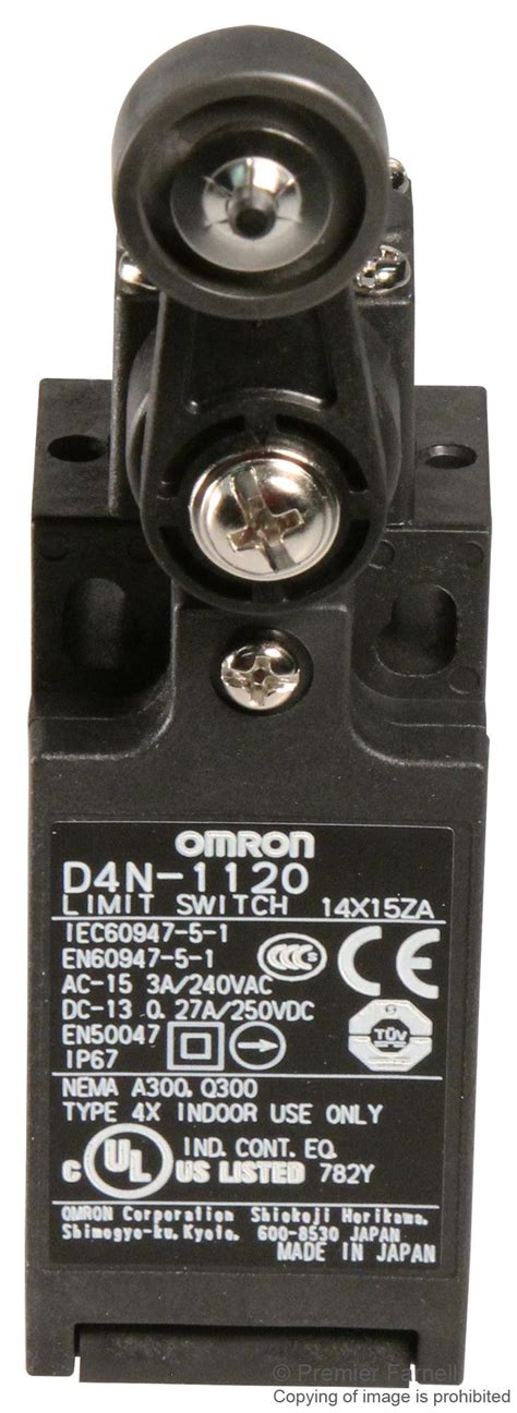 D4N 1120 Omron Limit Switch Roller Lever 1NO 1NC