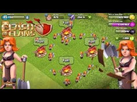 Attaque Full Valkyrie En Gdc Clash Of Clans Youtube