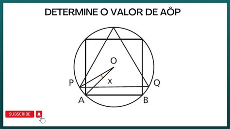 GEOMETRIA PLANA TRIÂNGULO EQUILÁTERO E QUADRADO INSCRITOS YouTube